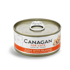 Canagan Grain Free For Cat Tuna with Prawns 無穀物吞拿魚伴大蝦配方 75g
